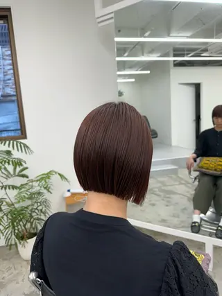 ショート ボブショート/岩崎 明生のヘアスタイル