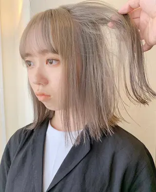 ミディアム 圧倒的デザイン力 店長🎨RENAのヘアスタイル