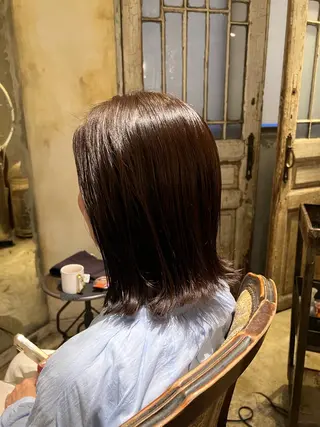 ミディアム 永山 萌文のヘアスタイル