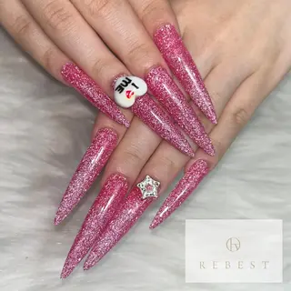 ネイル ❤️💛REBEST 京橋 nailのネイルデザイン