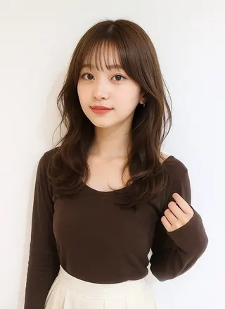 ロング Gain池下 レディースのヘアスタイル