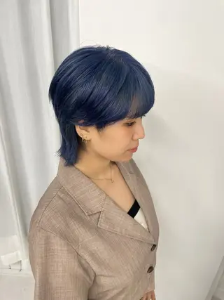 ミディアム カラー よしかどこーし レディースカット🦕のヘアスタイル