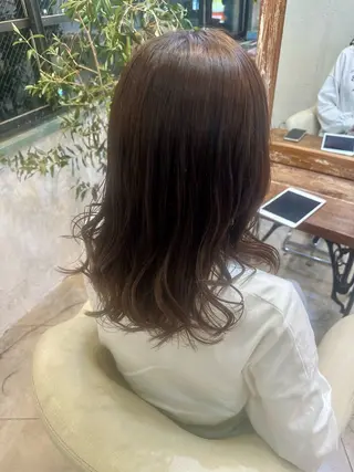 セミロング スパイキー/ ピンパーマ/緑川雄也のヘアスタイル