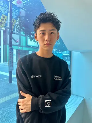 ショート パーマ メンズパーマ/韓国 ヘア/Mino🤍のヘアスタイル
