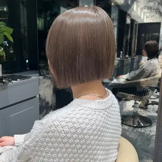 ショート カラー 髪質改善/縮毛矯正 松原和志のヘアスタイル