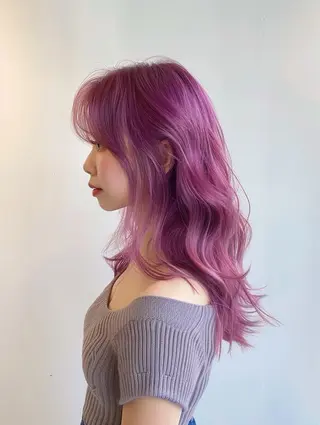 ロング カラー natsumi🍀艶 カラー/美髪縮毛のヘアスタイル