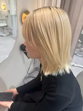 ミディアム 美髪✨艶髪✨髪質改善 カラー特化❕漆原琴美のヘアスタイル