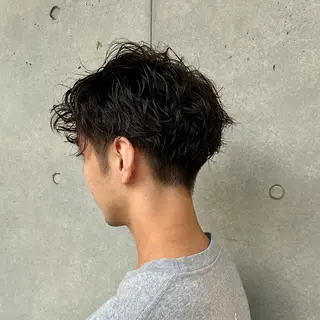 パーマ メンズ 遠藤姫花 𝒂𝒔𝒉草加𓂃のヘアスタイル