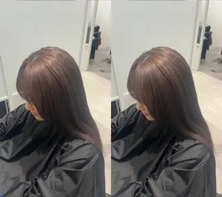 ロング カラー みう/仙台/暖色/ 艶髪/顔周りカット/のヘアスタイル