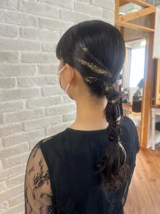 ロング ヘアアレンジ Topstylist YUKIのヘアスタイル