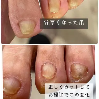 メンズ ネイル Chérinail 爪のお手入れのネイルデザイン