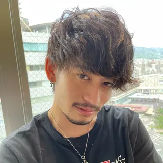 パーマ メンズ 🌟難波/EIGHT 副店長RIKOのヘアスタイル
