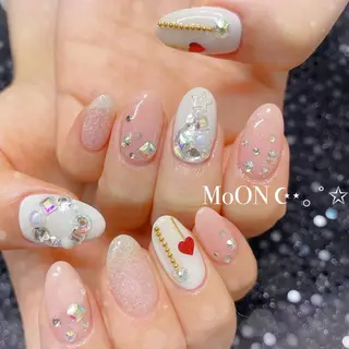 ネイル MoON...❤︎ MeGuのネイルデザイン