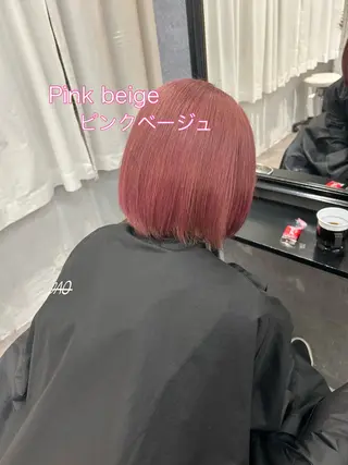 カラー anju/大阪/ ハイトーン/心斎橋のヘアスタイル