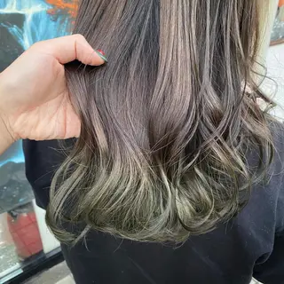 セミロング カラー 枚方 tomee 🦋南部 しほ🦋のヘアスタイル