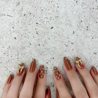 ロング カラー パーマ ヘアアレンジ メンズ キッズ ネイル マツエク・マツパ Salon Ｋのネイルデザイン