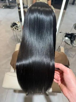 セミロング パーマ 加藤 諒士のヘアスタイル