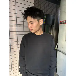 ショート パーマ メンズ 💈メンズ短髪特化 ✂︎伊藤大輝💈のヘアスタイル