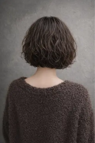 ミディアム カーリーパーマ/ パーマ/SAKURAのヘアスタイル