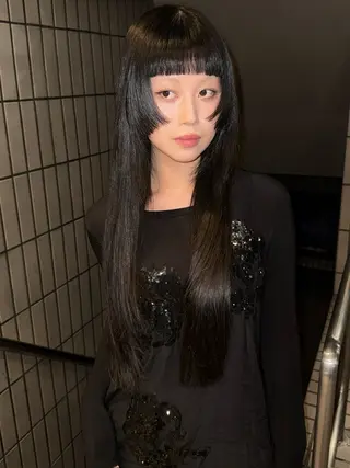 ロング レイヤー/ハッシュ カットHARUのヘアスタイル