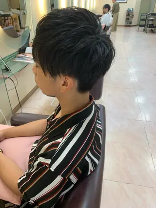 ショート メンズ 中根　いち 美髪を作るプロのヘアスタイル