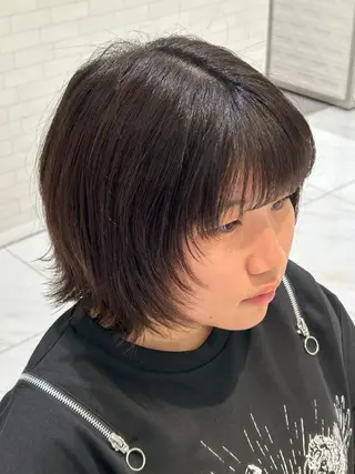 ショート スパイキーショート／ パーマ平松秀門のヘアスタイル