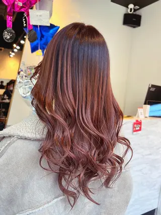セミロング カラー Anthurium 吹田💐のヘアスタイル
