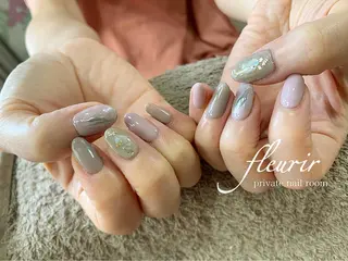 ネイル フルリール 【プライベートサロンのネイルデザイン