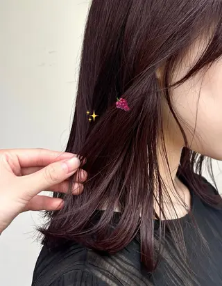 セミロング カラー りこ 11/4空きありのヘアスタイル