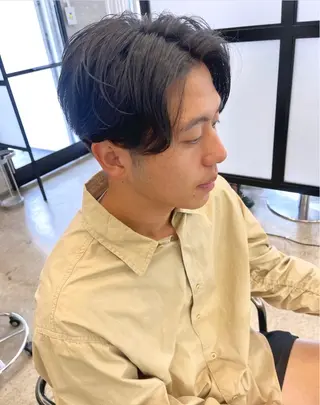 パーマ メンズ 暖色カラー/ピンク カラー/HARUKAのヘアスタイル