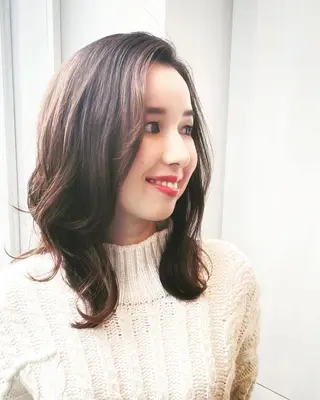 セミロング 黒田恵里香ショート カットモデル募集中のヘアスタイル