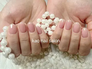 ネイル kao パラジェル スカルプ/長さだしのネイルデザイン