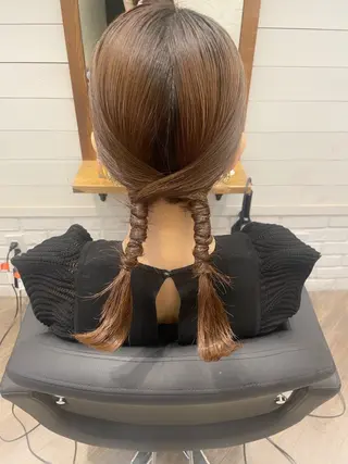 ミディアム ✨透明感ケアカラー✨ 長野ゆきなのヘアスタイル