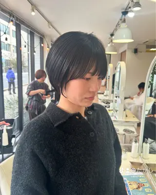 ショート 石山  健太 /縮毛矯正/パーマのヘアスタイル