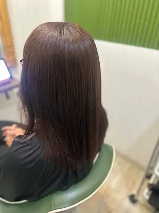 ミディアム カラー 矢内 結菜のヘアスタイル