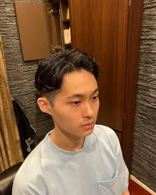 ミディアム メンズ 高橋 優希のヘアスタイル