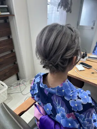 ショート ヘアアレンジ 山室 敬義のヘアスタイル