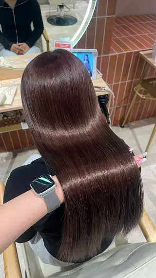 ロング カラー 🎀暖色カラー/ ハナ🎀のヘアスタイル