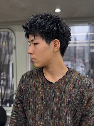 メンズ 似合わせカット/ ハイトーン/aoiのヘアスタイル