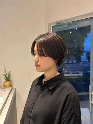 ショート 藤田 果穂のヘアスタイル