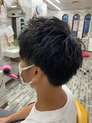 ショート メンズ 大坪 拓斗のヘアスタイル