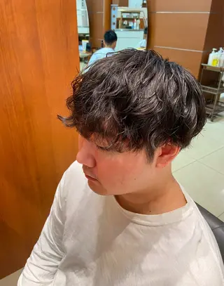 パーマ メンズ 🫧ふくだ りな 🕊のヘアスタイル