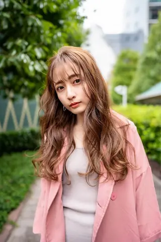 ミディアム カラー 韓国ヘア 店長NEGIのヘアスタイル