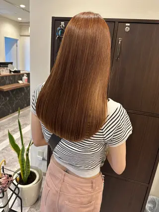 ロング カラー パーマ 髪質改善特化【荻窪】 RYOTOのヘアスタイル