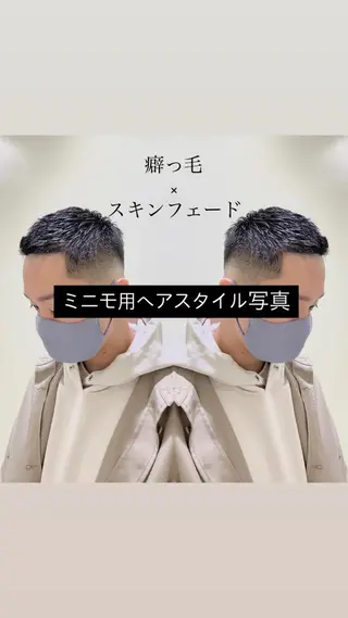 ショート ヘアアレンジ メンズ アイブロウ オーナーカットを 特別価格でのヘアスタイル