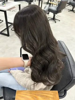 ロング カラー 盛れる顔まわり✨🎀 レイヤー別所好葉のヘアスタイル