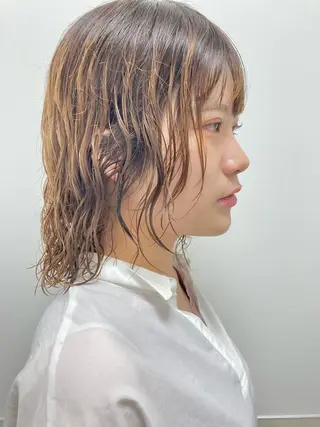 パーマ ヨシアキ/パーマ/ ウルフ/ボブ/メンズのヘアスタイル