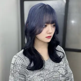 ロング カラー Ren. 🦋デザインカラーのヘアスタイル
