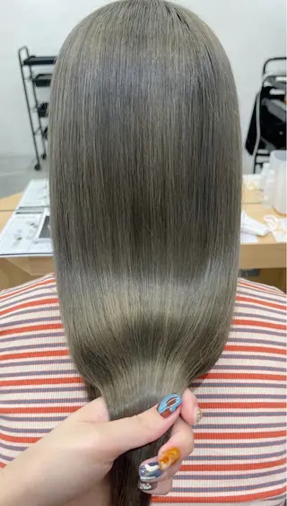 ロング カラー ロックワークオレンジ所属・ORANGE オレンジのヘアスタイル