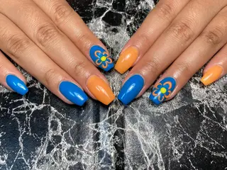 ミディアム ネイル ✴︎ Delightのネイルデザイン